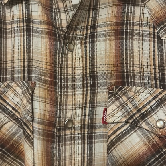 Levis western style snap button down  shirt - Picture 5 of 5